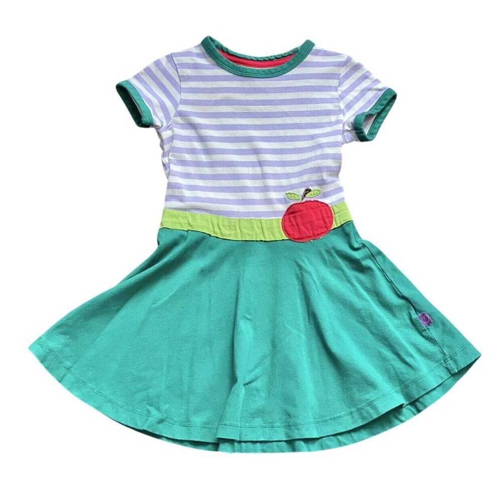 Little Bird By Jools Apple Appliqué Dress 18-24 months